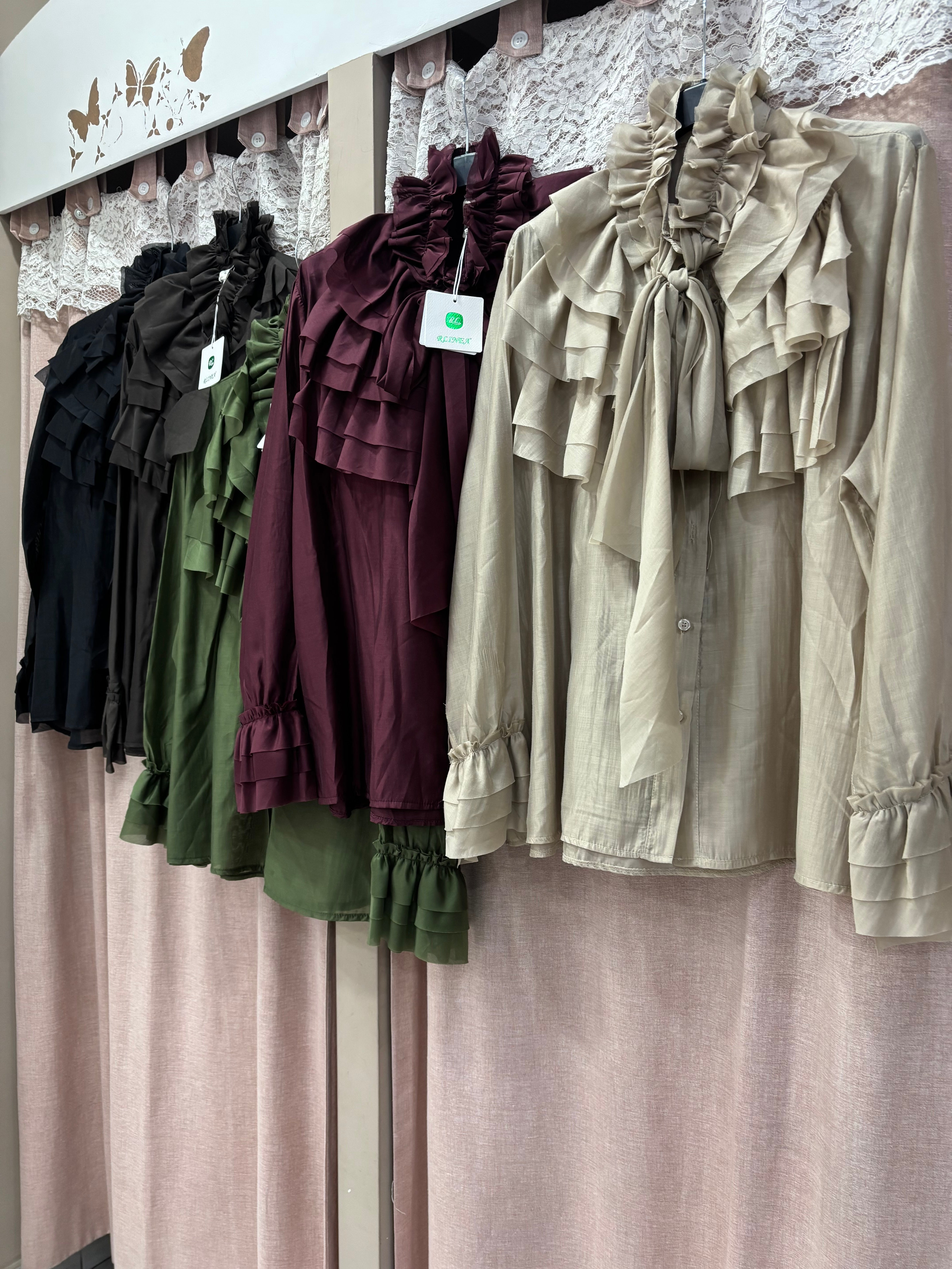 Camicetta multi Rouche Curvy