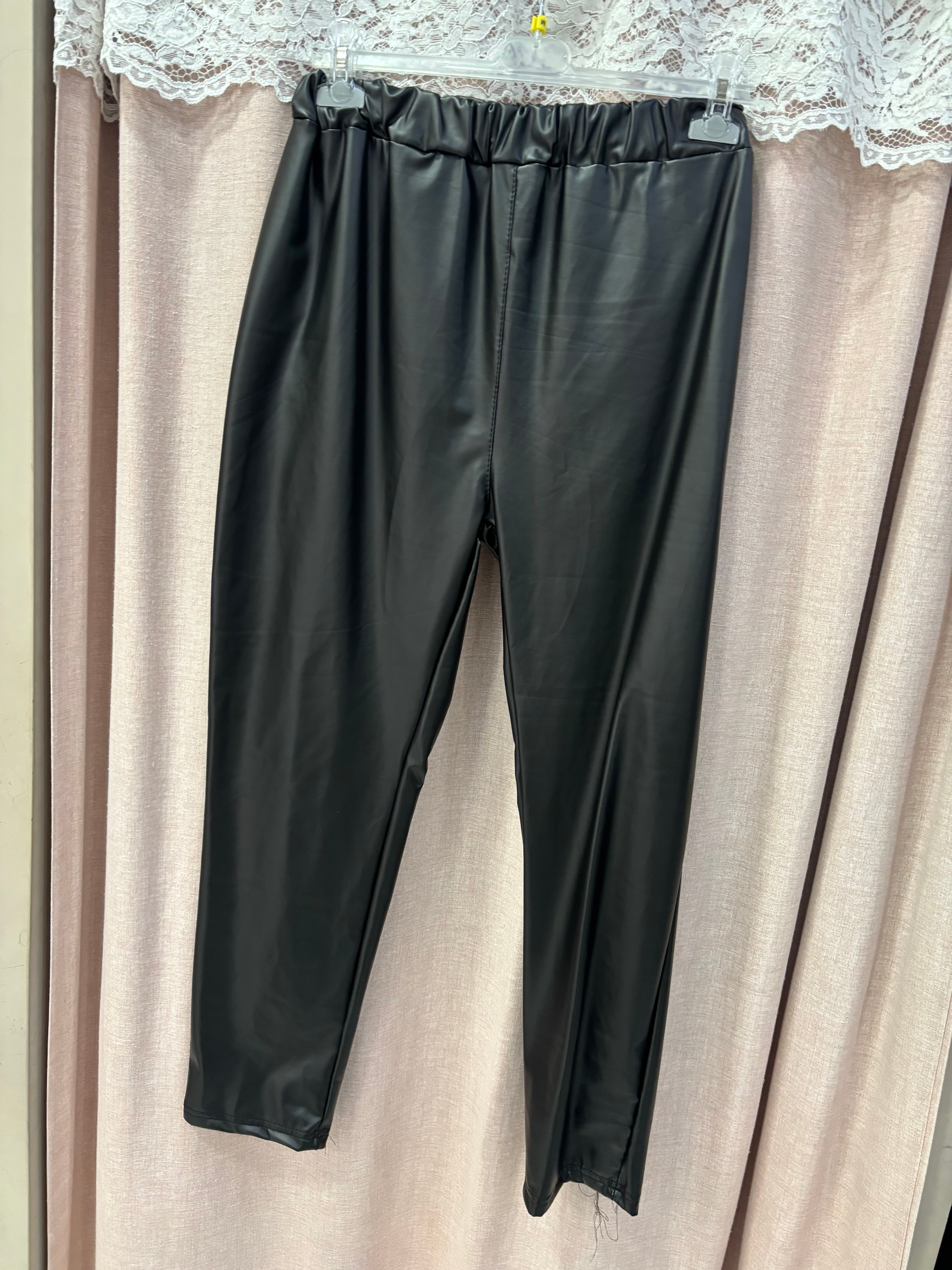 Leggings ecopelle Curvy