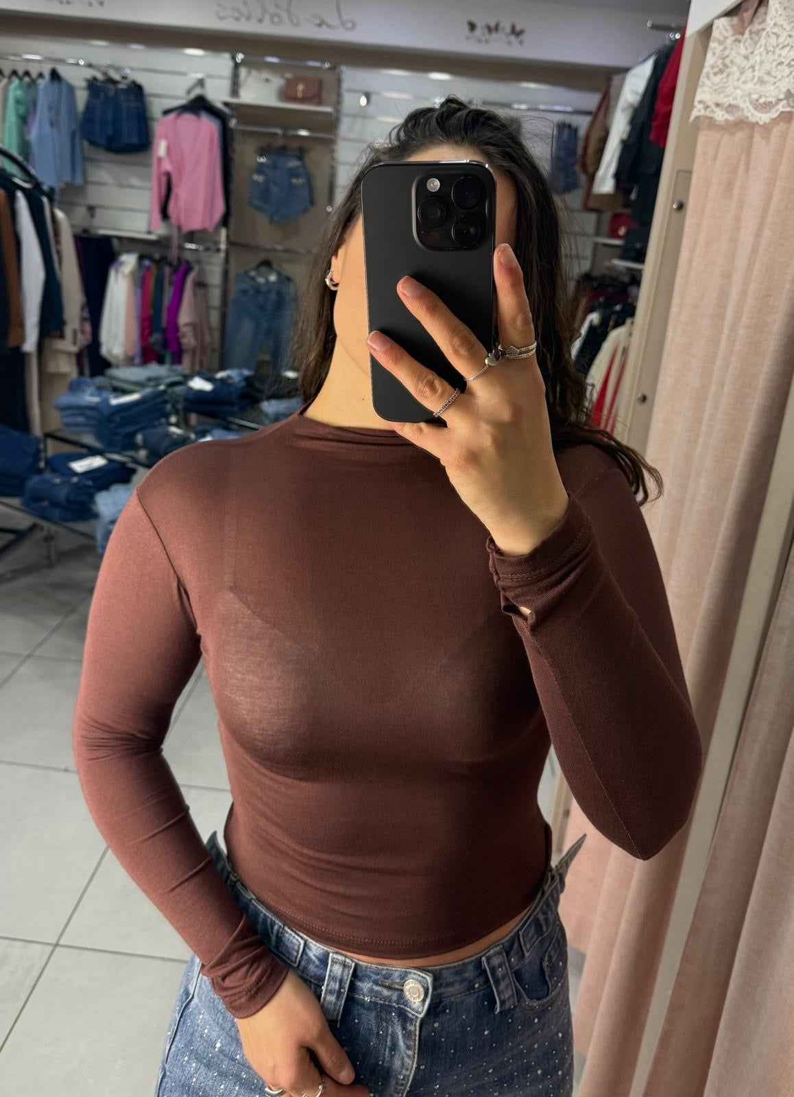 Maglia semiTrasparente