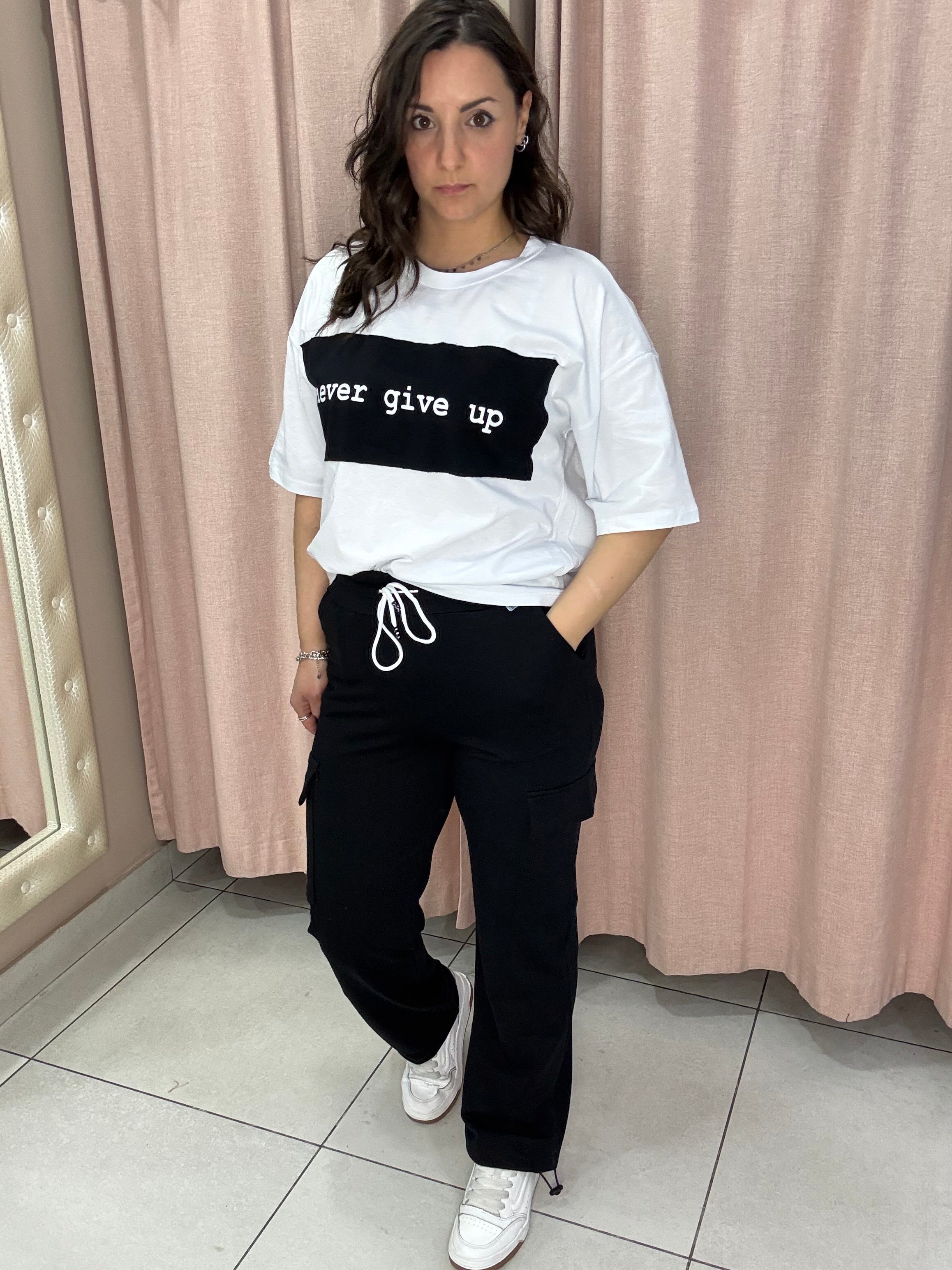 Coordinato “never give up”