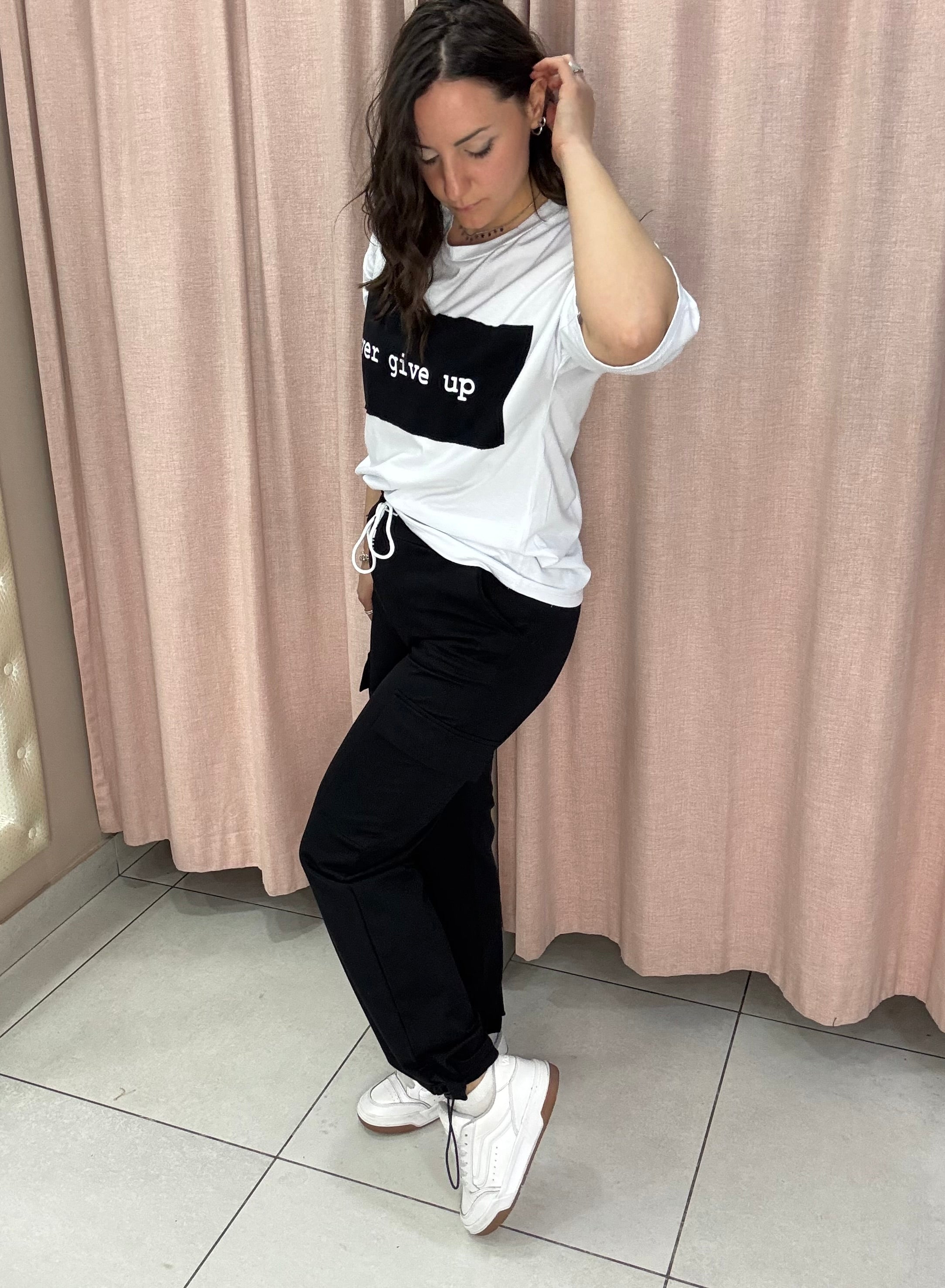 Coordinato “never give up”